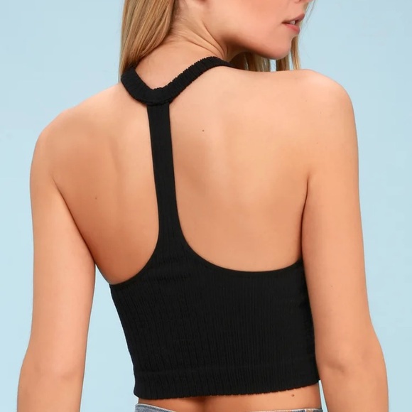 NWT INTIMATELY FREE PEOPLE take me back Braimi racer back tank ribbed pink  XS - Picture 2 of 6